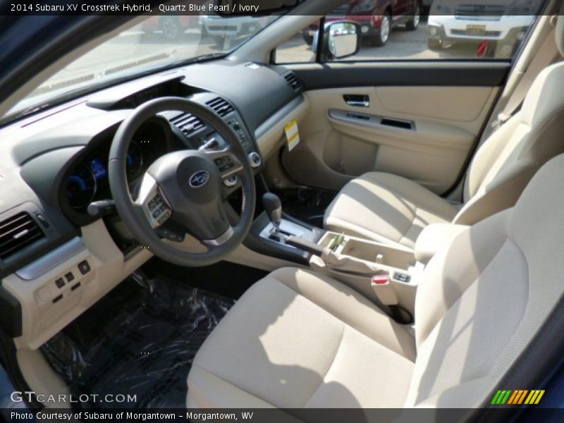 Quartz Blue Pearl / Ivory 2014 Subaru XV Crosstrek Hybrid