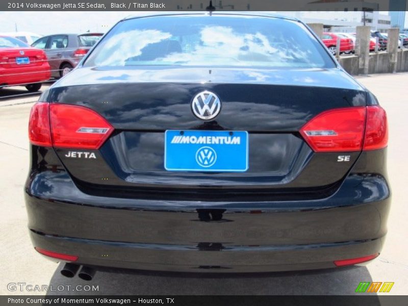 Black / Titan Black 2014 Volkswagen Jetta SE Sedan