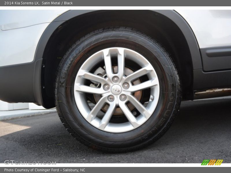 Satin Metal / Black 2014 Kia Sorento LX