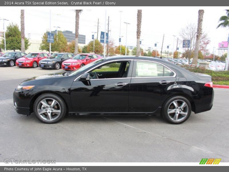 Crystal Black Pearl / Ebony 2014 Acura TSX Special Edition Sedan