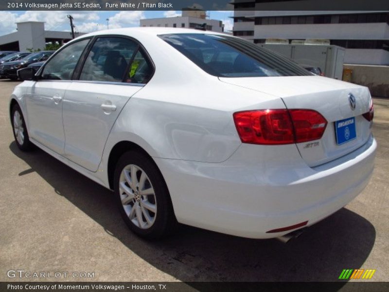 Pure White / Titan Black 2014 Volkswagen Jetta SE Sedan