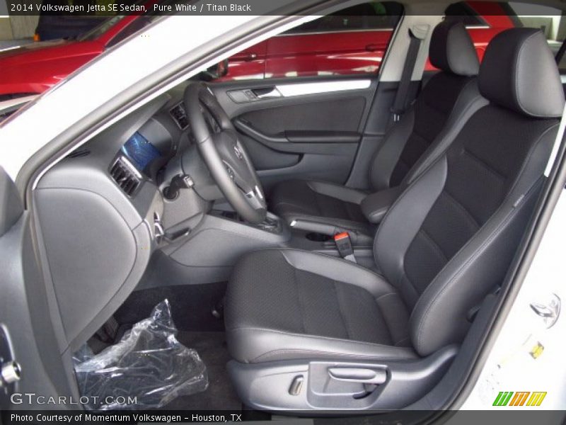 Pure White / Titan Black 2014 Volkswagen Jetta SE Sedan