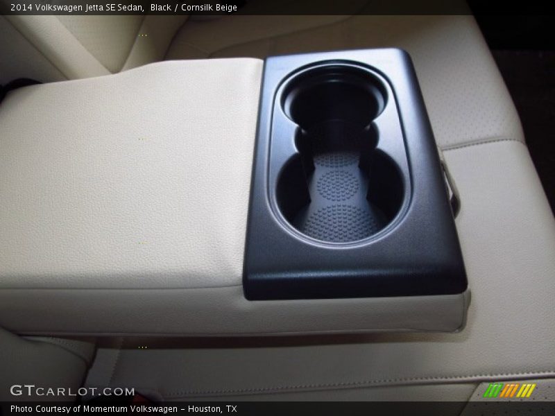 Black / Cornsilk Beige 2014 Volkswagen Jetta SE Sedan
