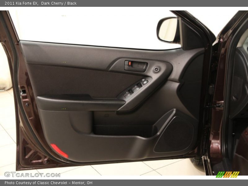 Dark Cherry / Black 2011 Kia Forte EX