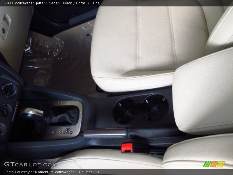 Black / Cornsilk Beige 2014 Volkswagen Jetta SE Sedan