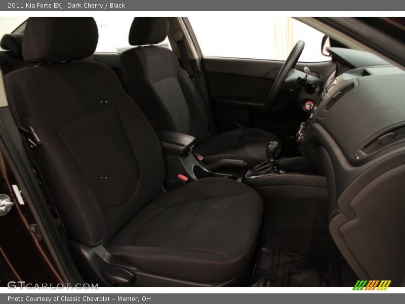 Dark Cherry / Black 2011 Kia Forte EX