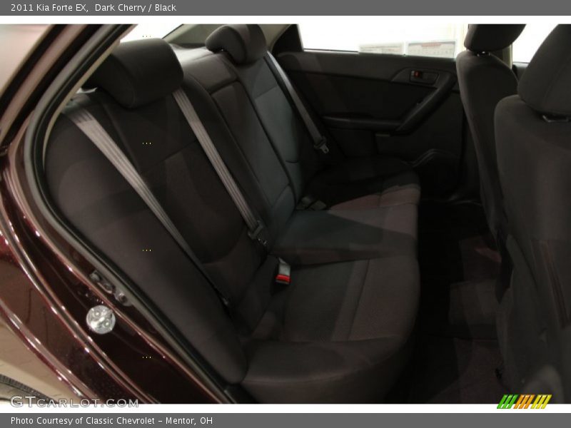 Dark Cherry / Black 2011 Kia Forte EX