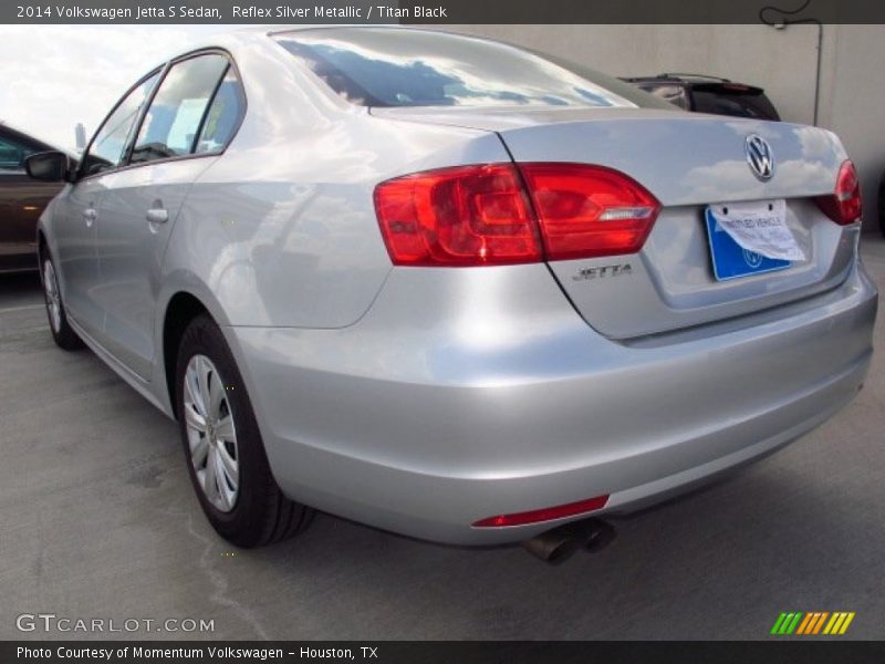 Reflex Silver Metallic / Titan Black 2014 Volkswagen Jetta S Sedan