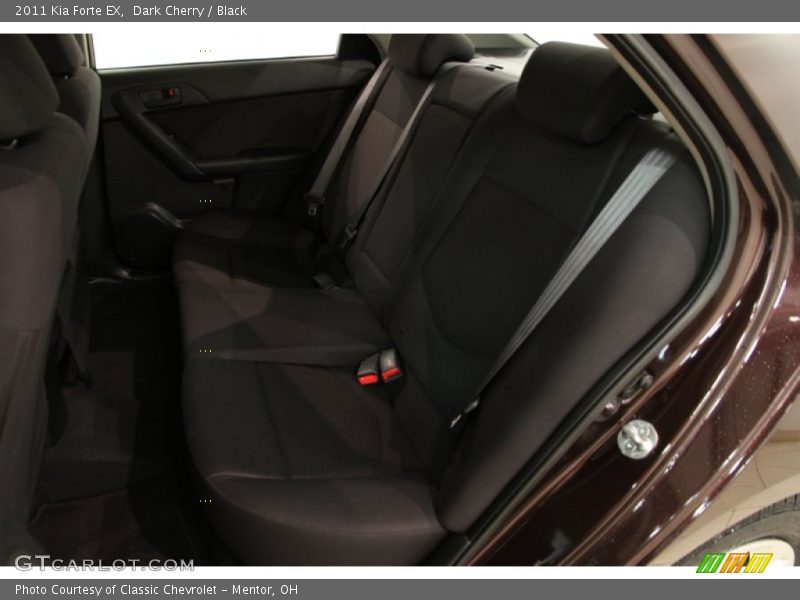 Dark Cherry / Black 2011 Kia Forte EX