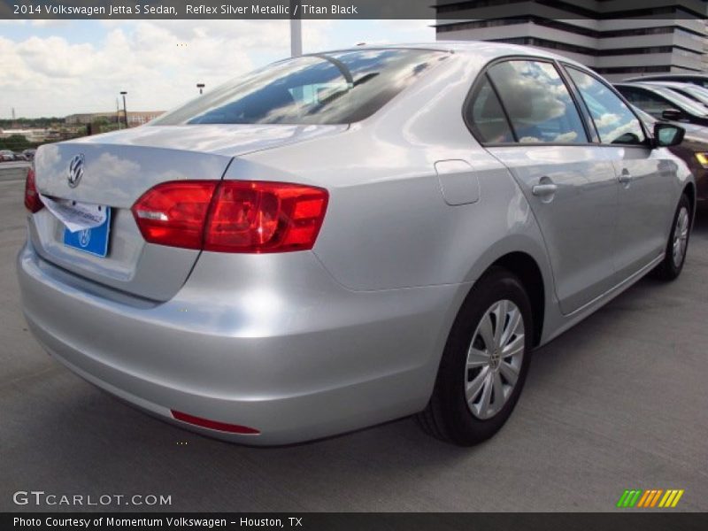 Reflex Silver Metallic / Titan Black 2014 Volkswagen Jetta S Sedan