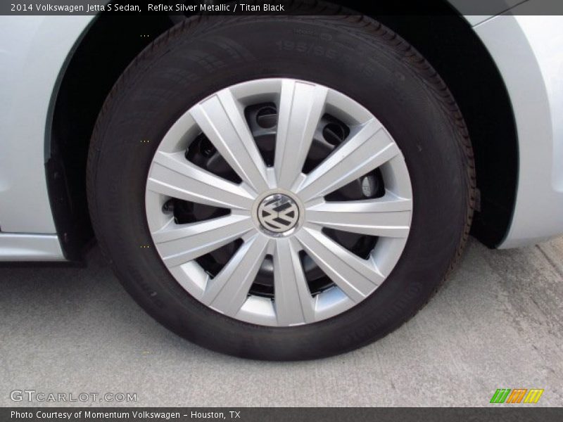 Reflex Silver Metallic / Titan Black 2014 Volkswagen Jetta S Sedan