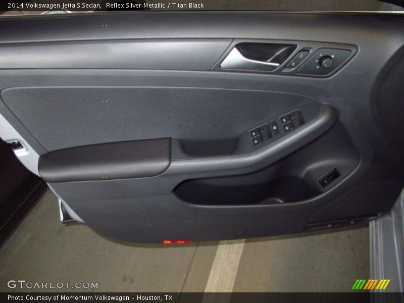 Reflex Silver Metallic / Titan Black 2014 Volkswagen Jetta S Sedan