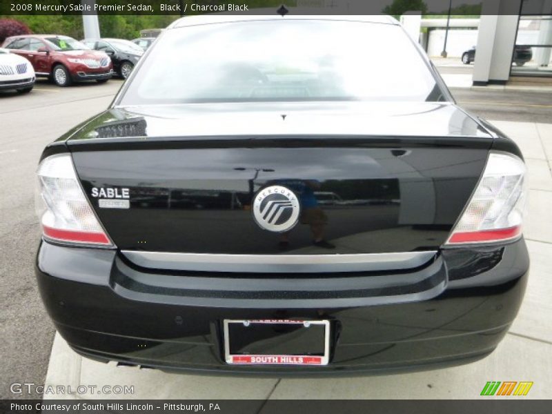 Black / Charcoal Black 2008 Mercury Sable Premier Sedan