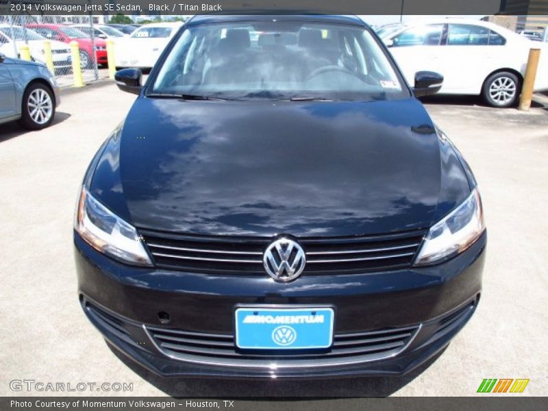 Black / Titan Black 2014 Volkswagen Jetta SE Sedan