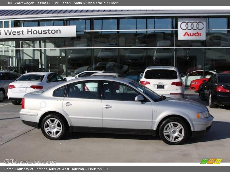 Satin Silver Metallic / Black 2000 Volkswagen Passat GLX V6 Sedan