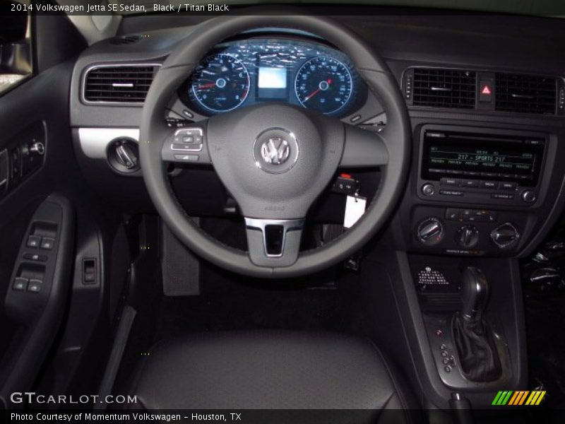 Black / Titan Black 2014 Volkswagen Jetta SE Sedan