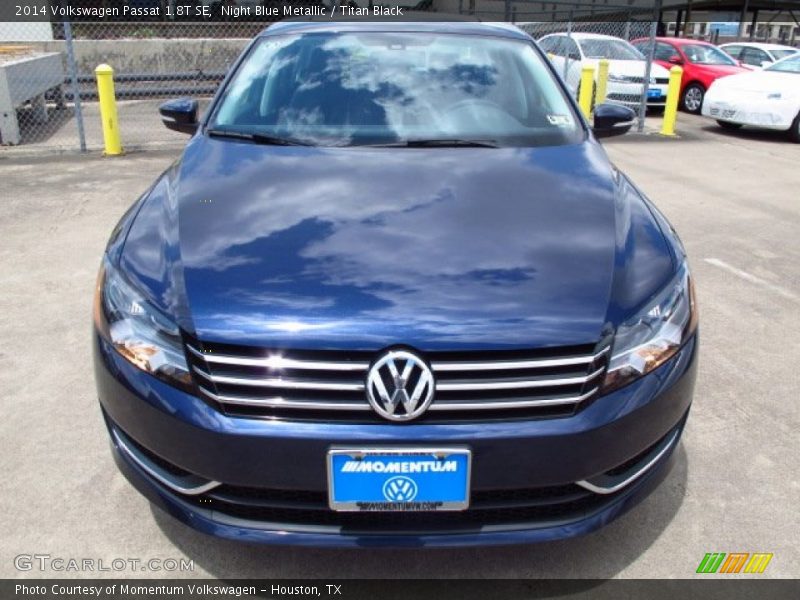 Night Blue Metallic / Titan Black 2014 Volkswagen Passat 1.8T SE