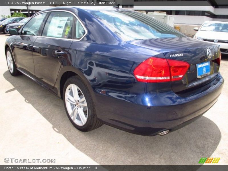Night Blue Metallic / Titan Black 2014 Volkswagen Passat 1.8T SE