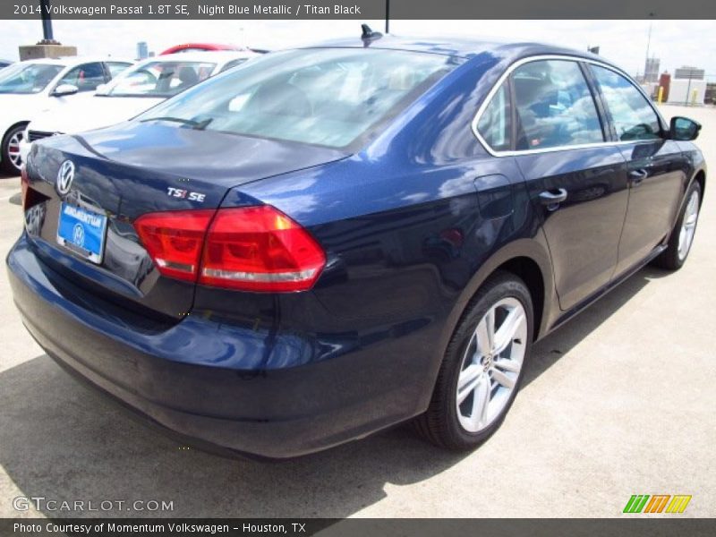 Night Blue Metallic / Titan Black 2014 Volkswagen Passat 1.8T SE