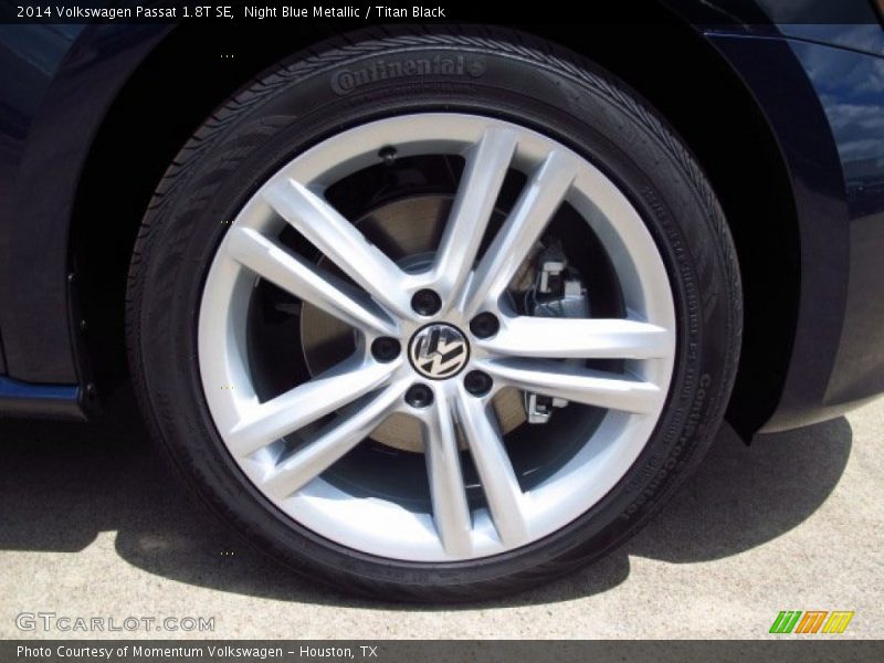 Night Blue Metallic / Titan Black 2014 Volkswagen Passat 1.8T SE