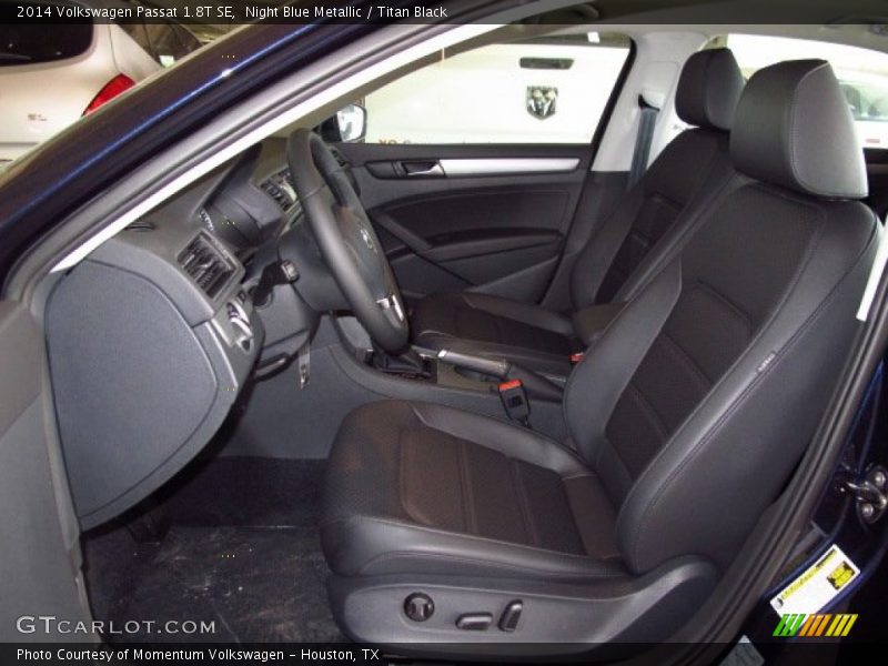 Night Blue Metallic / Titan Black 2014 Volkswagen Passat 1.8T SE