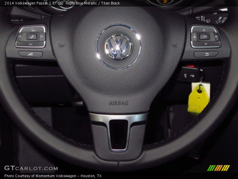 Night Blue Metallic / Titan Black 2014 Volkswagen Passat 1.8T SE