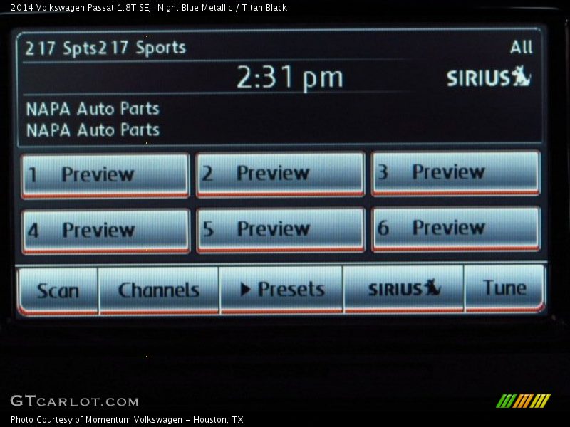 Night Blue Metallic / Titan Black 2014 Volkswagen Passat 1.8T SE