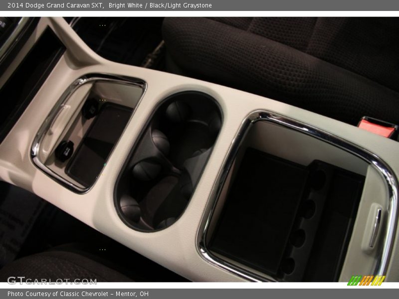 Bright White / Black/Light Graystone 2014 Dodge Grand Caravan SXT