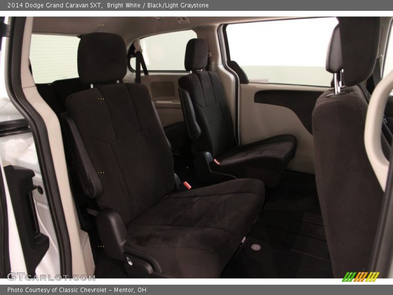 Bright White / Black/Light Graystone 2014 Dodge Grand Caravan SXT