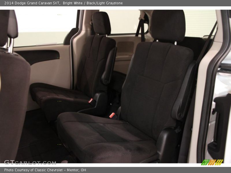 Bright White / Black/Light Graystone 2014 Dodge Grand Caravan SXT