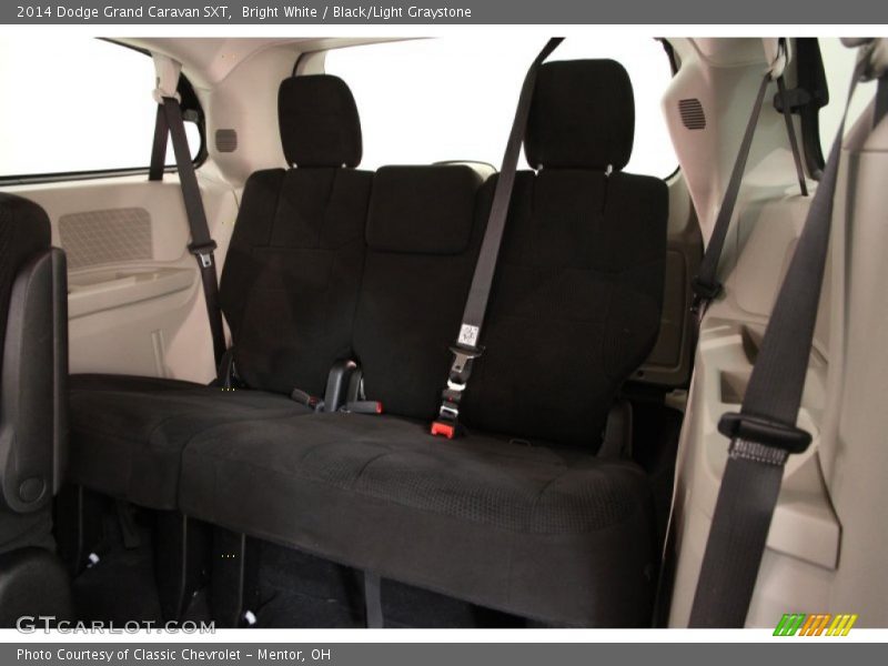 Bright White / Black/Light Graystone 2014 Dodge Grand Caravan SXT