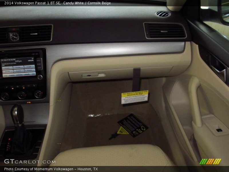 Candy White / Cornsilk Beige 2014 Volkswagen Passat 1.8T SE