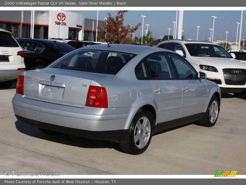 Satin Silver Metallic / Black 2000 Volkswagen Passat GLX V6 Sedan