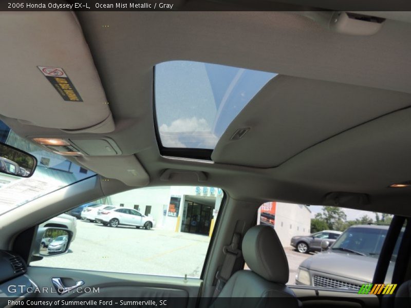 Ocean Mist Metallic / Gray 2006 Honda Odyssey EX-L