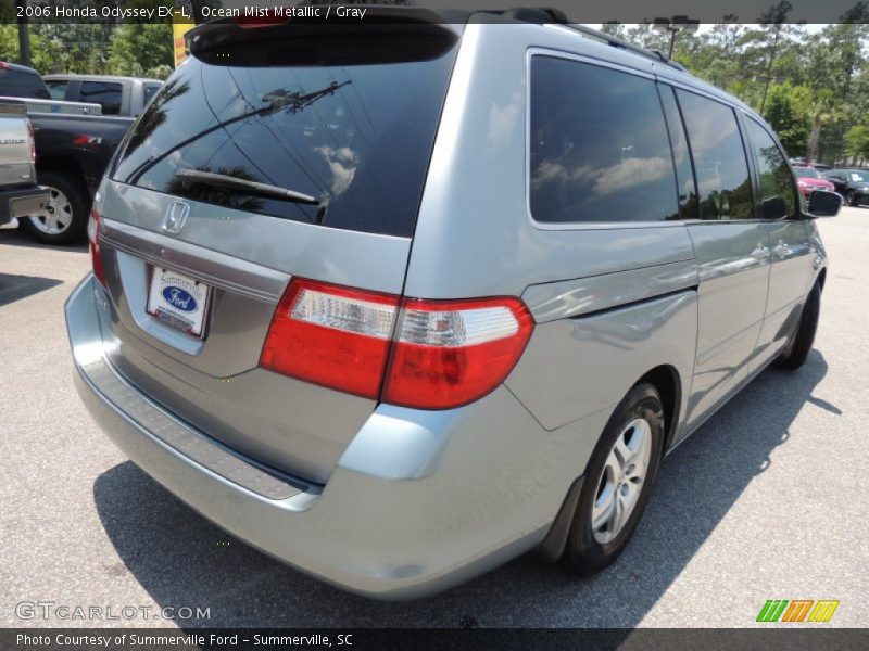 Ocean Mist Metallic / Gray 2006 Honda Odyssey EX-L