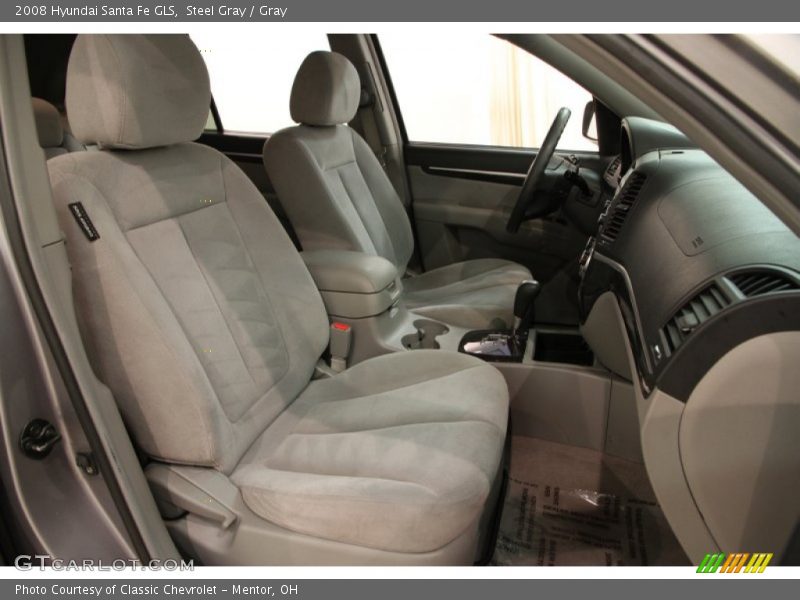 Steel Gray / Gray 2008 Hyundai Santa Fe GLS