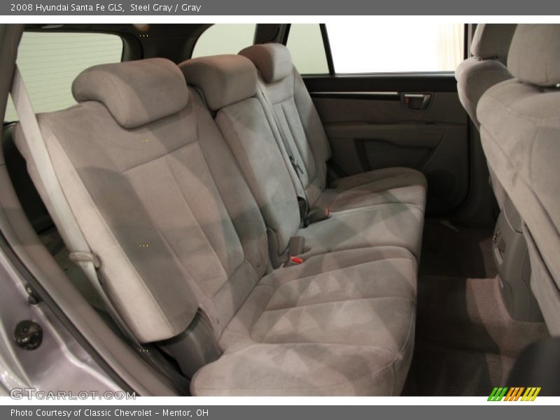 Steel Gray / Gray 2008 Hyundai Santa Fe GLS