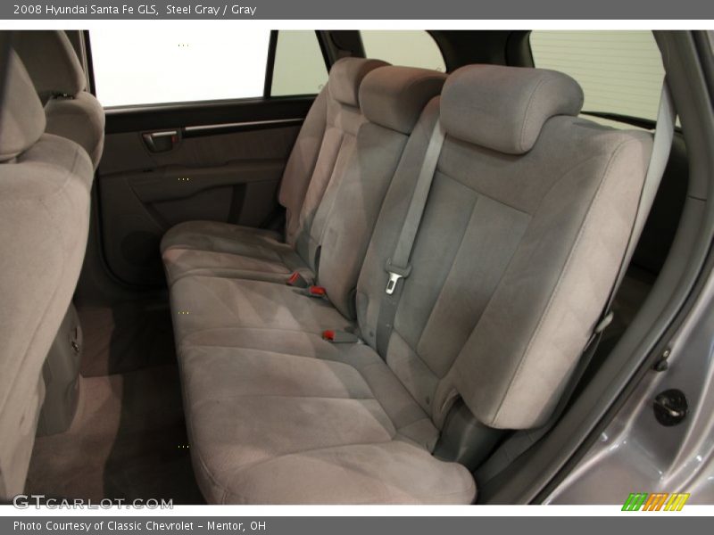 Steel Gray / Gray 2008 Hyundai Santa Fe GLS