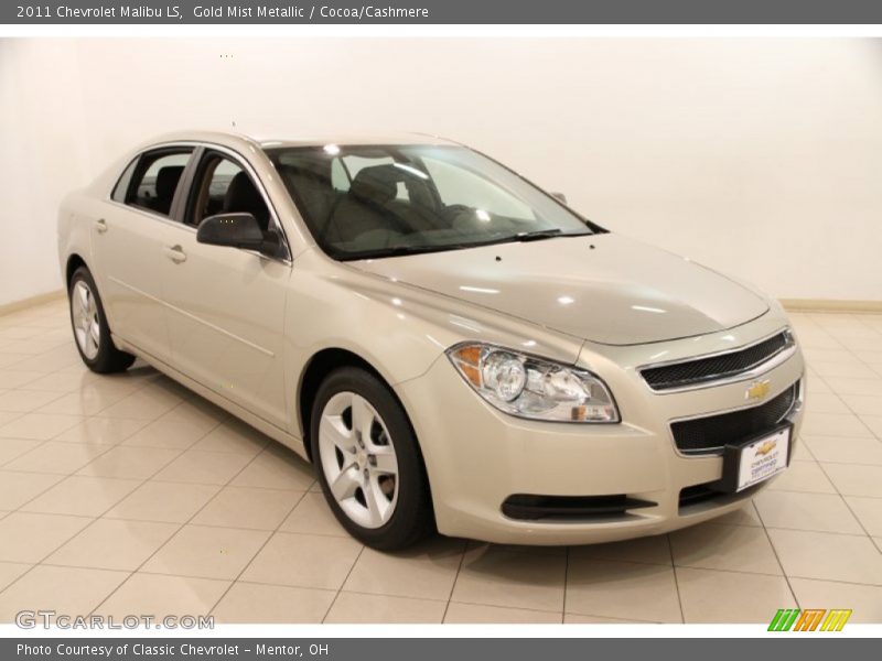 Gold Mist Metallic / Cocoa/Cashmere 2011 Chevrolet Malibu LS