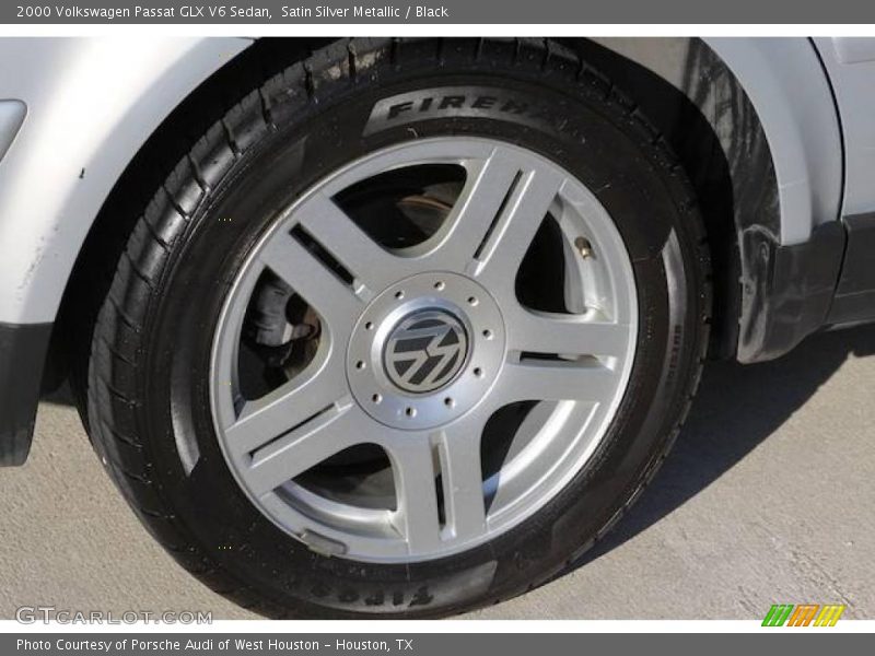 Satin Silver Metallic / Black 2000 Volkswagen Passat GLX V6 Sedan