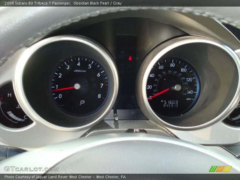 Obsidian Black Pearl / Gray 2006 Subaru B9 Tribeca 7 Passenger