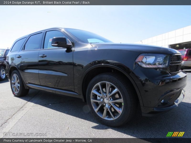Brilliant Black Crystal Pearl / Black 2014 Dodge Durango R/T