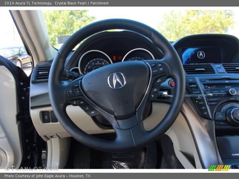 Crystal Black Pearl / Parchment 2014 Acura TL Technology