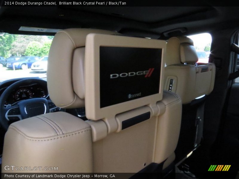 Brilliant Black Crystal Pearl / Black/Tan 2014 Dodge Durango Citadel