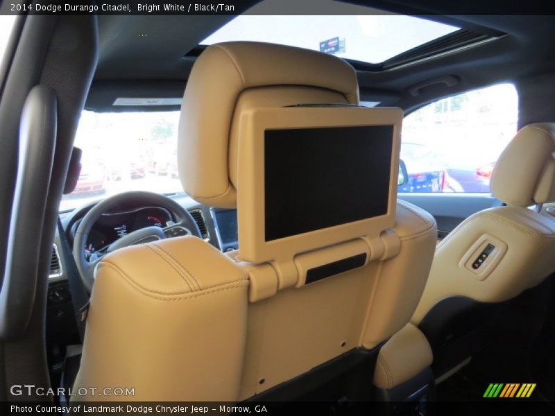 Bright White / Black/Tan 2014 Dodge Durango Citadel