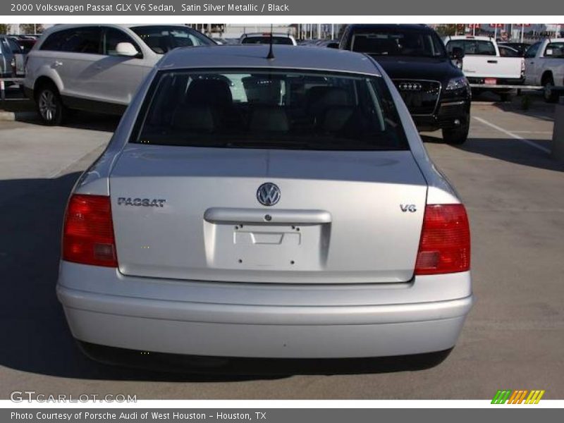 Satin Silver Metallic / Black 2000 Volkswagen Passat GLX V6 Sedan