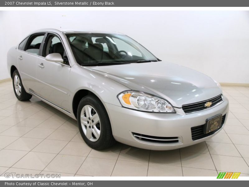 Silverstone Metallic / Ebony Black 2007 Chevrolet Impala LS
