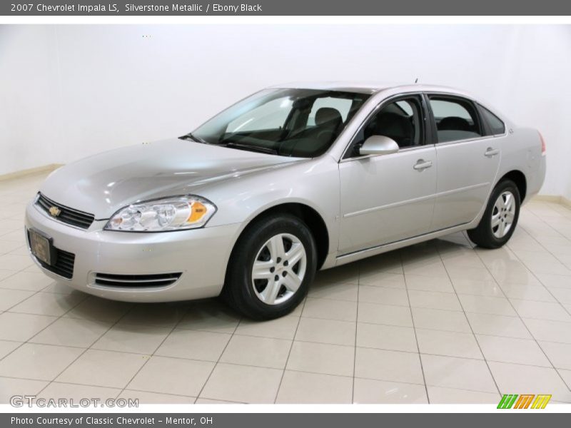 Silverstone Metallic / Ebony Black 2007 Chevrolet Impala LS