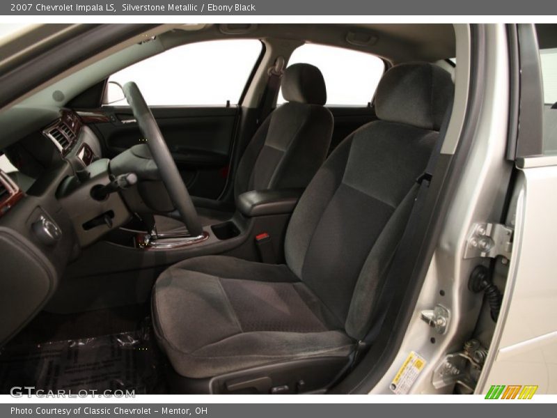 Silverstone Metallic / Ebony Black 2007 Chevrolet Impala LS
