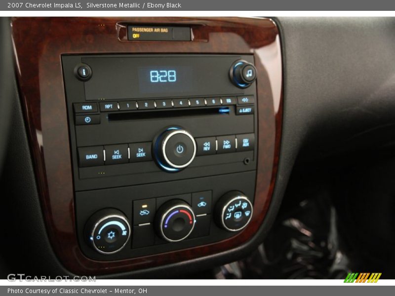 Silverstone Metallic / Ebony Black 2007 Chevrolet Impala LS